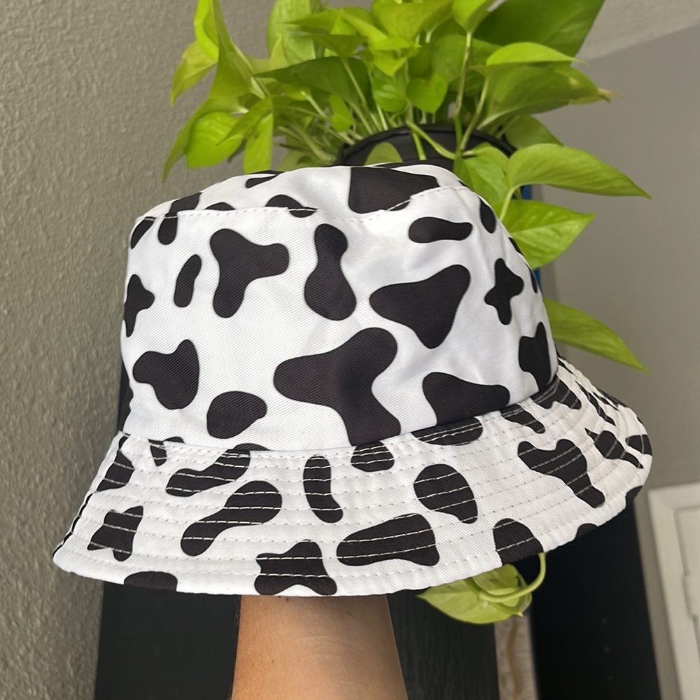 Cow Print Bucket Hat